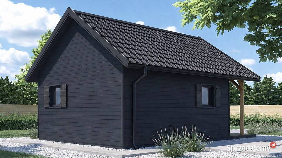 Domek drewniany letniskowy całoroczny 5x5 15mm Korczyna