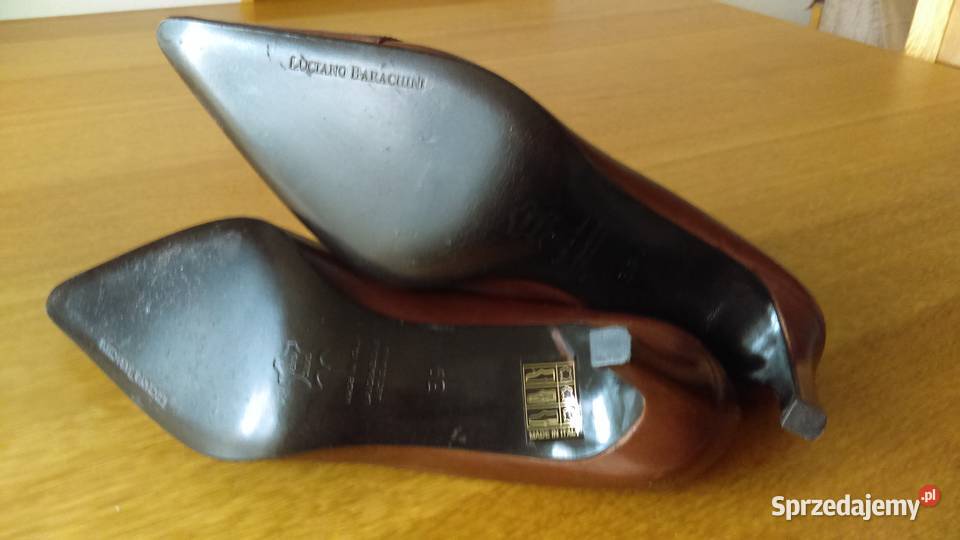 Buty włoskie szpilki Luciano Barachini Półbuty Łódź