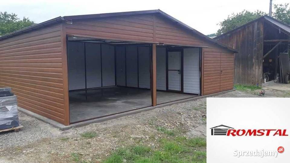 Garaż Blaszany DREWNOPODOBNY różne wymiary Wiaty Rzeszów