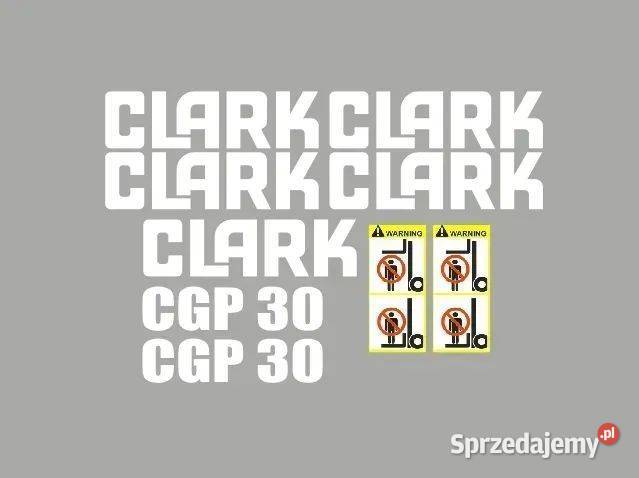 Naklejki oklejenie CLARK CGP 30 Zamiennik mazowieckie Janików
