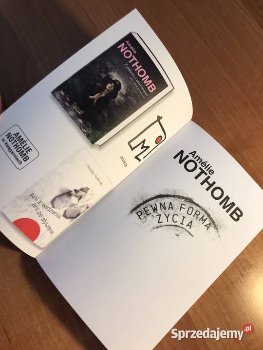 Książka Amlie Nothomb Pewna forma życia Proza i poezja wielkopolskie Leszno