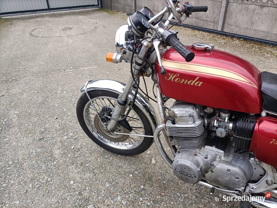 Honda CB 750 Four zarejestrowana