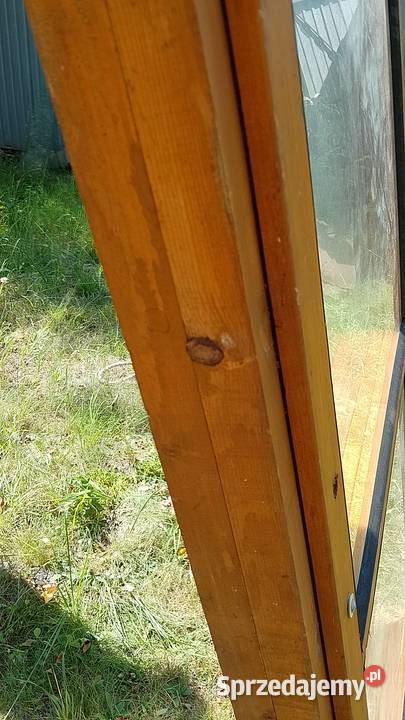 DRZWIOKNA balkonowe drewniane świerkowe 88x220 2 Nowa Dęba