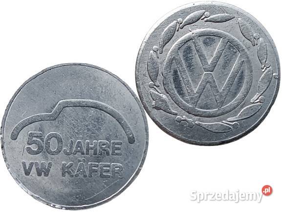 Żeton 50 lat VW Garbusa Rzeszów sprzedam