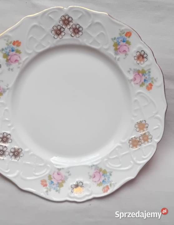 Talerzyk deserowy porcelana Bavaria pierwsza Koźminek