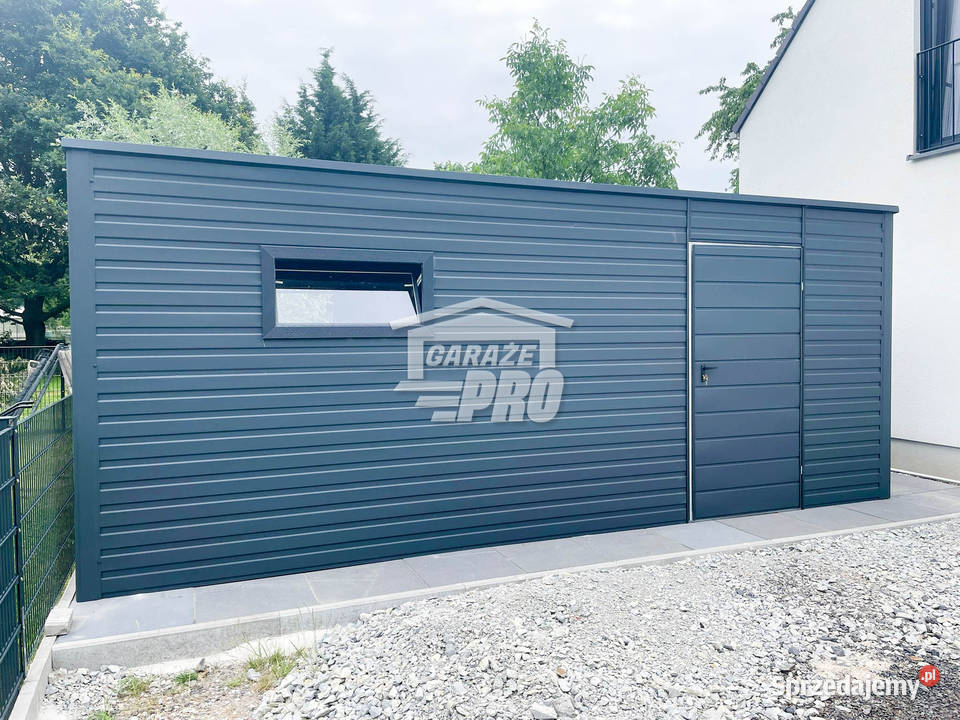 Domek ogrodowy 5x3 2x drzwi 2x okna antracyt Bydgoszcz