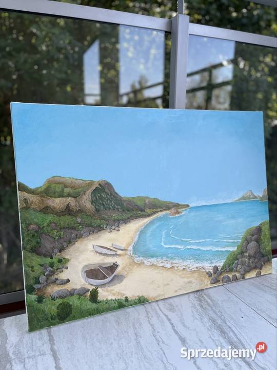 Obraz olejny pejzaż 100x70 Wrocław