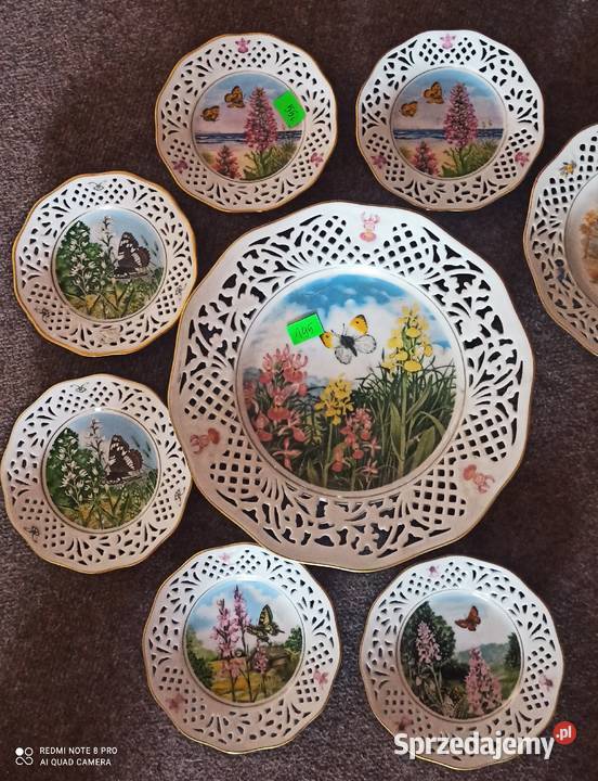 Talerz do powieszenia scena dworska Ażur Gdańsk