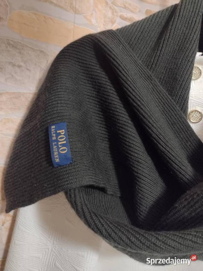 Ralph LaurenWełniany długi szal zimowy szalik Kraków