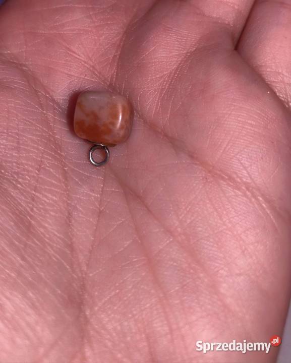 Wisiorek do wisiorka różowy koralowy cielisty