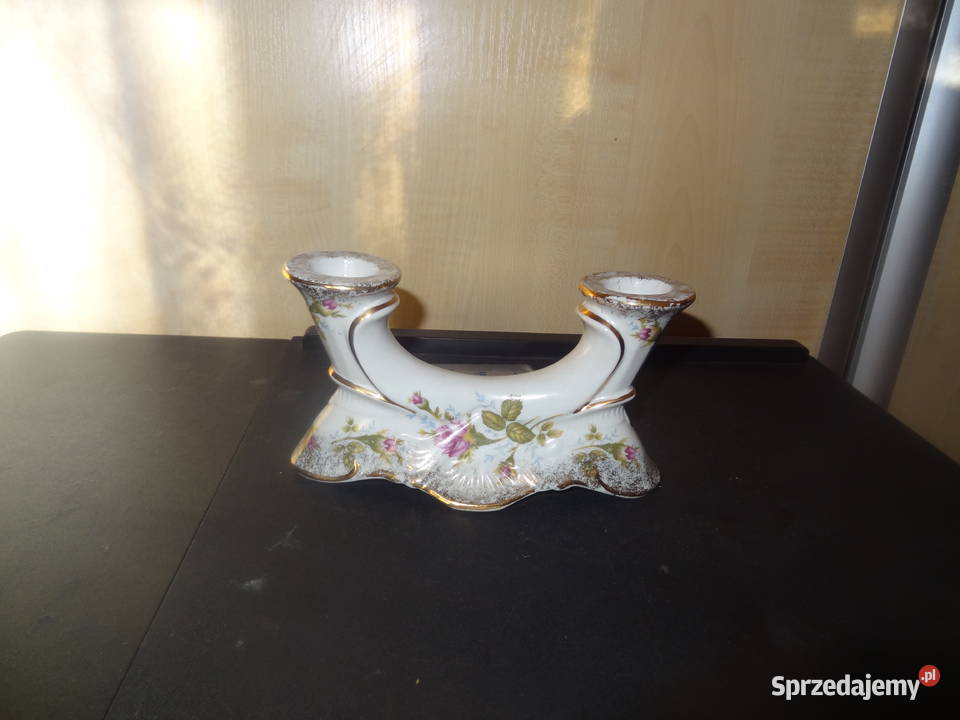 Świecznik 2 ramienny Chodzież Iwona porcelana Poznań