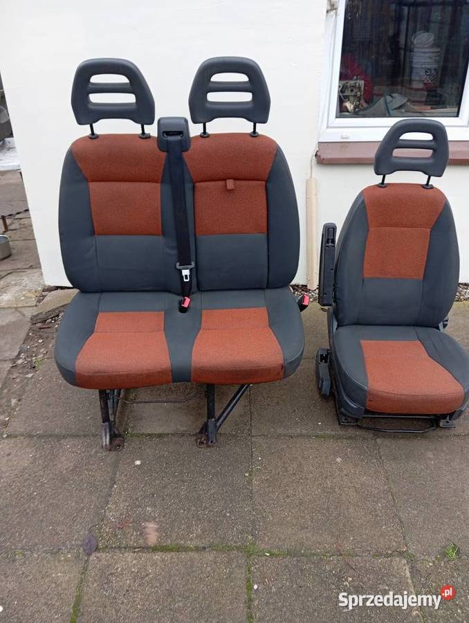 KOMPLET FOTELI BOXER JUMPER DUCATO 2006 dostawcze Fotele i kanapy Kobylnica