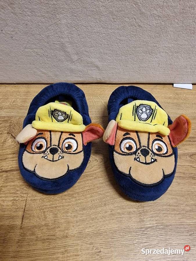 Ciepłe kapcie welurowe Psi Patrol r 2728