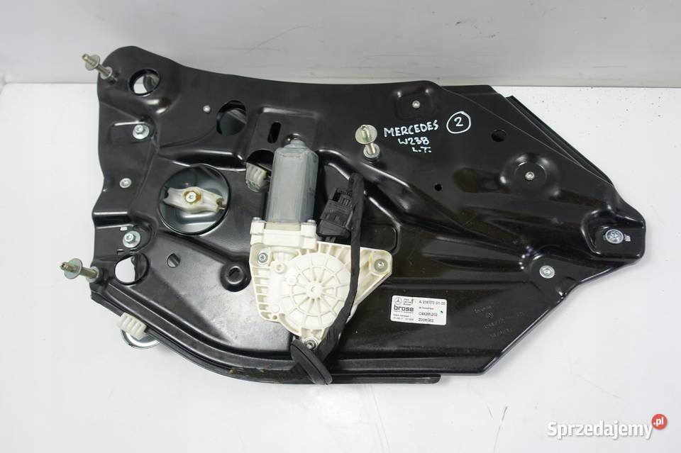 Mercedes W238 C238 PODNOŚNIK TYLNEJ SZYBY lewy Rudka