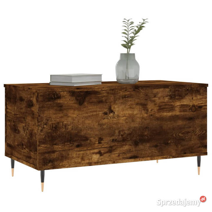 Stolik kawowy przydymiony dąb 90x445x45 WM830969 Meble sprzedam