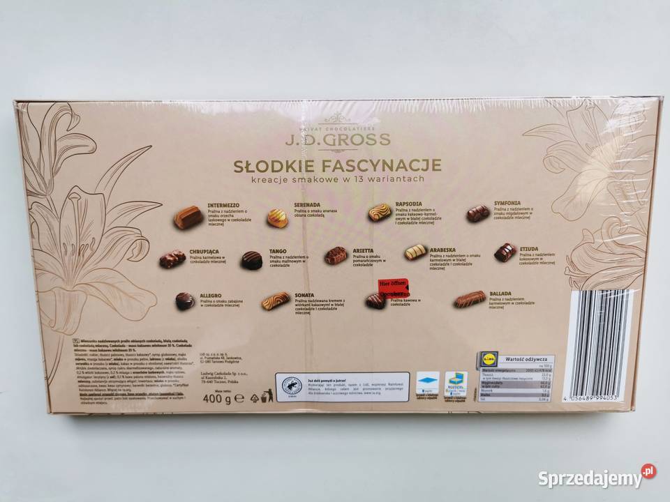 J D Gross Słodkie fascynacje Kolekcja 40 małopolskie Kraków