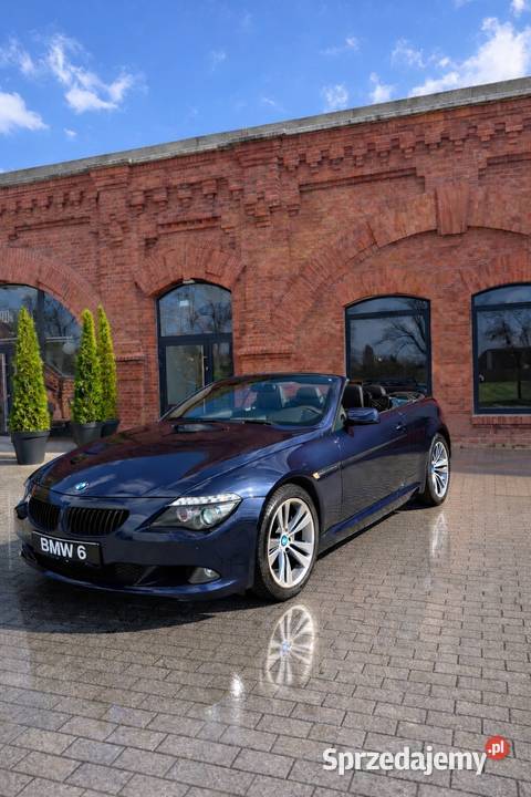 BMW 635d CABRIO M Pakiet 286 AUTOMAT 2009 183 aluminiowe felgi Warszawa