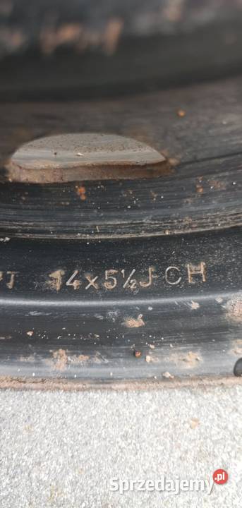 felgi 4x1143 14 stalowe dwie sztuki otwót 65mm Wielka Wieś
