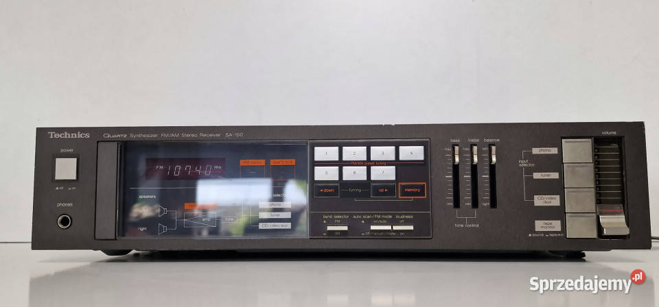 Amplituner technics SA150 SA 150 tuner radio