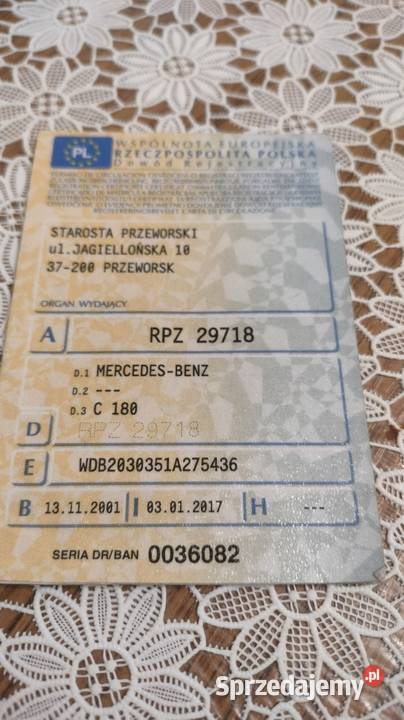 MercedesBenz C180 Avantgarde 2001 benzyna klima ABS Ujezna