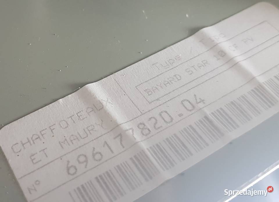 Chaffoteaux et Maury Bayard Star piecyk gazowy Kraków