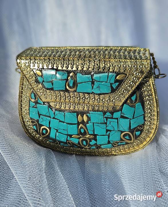 Mała torebka orientalna boho bohemian kopertówka Szczecin sprzedam