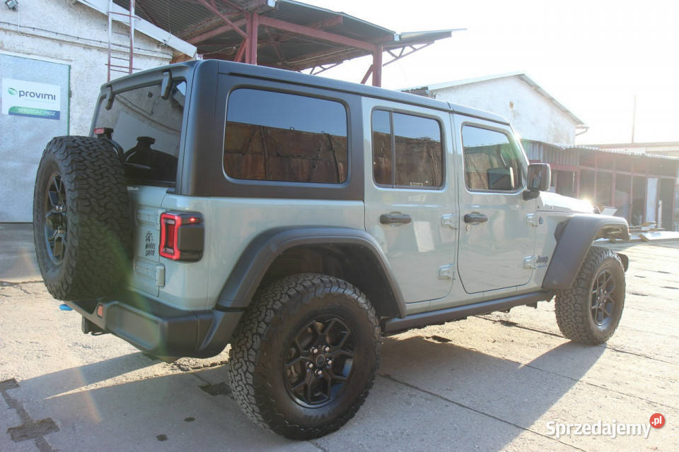 Jeep Wrangler 2024r 20 HYBRYDA 16567K Plugin 375 kurtyny powietrzne Wrangler opolskie Nysa