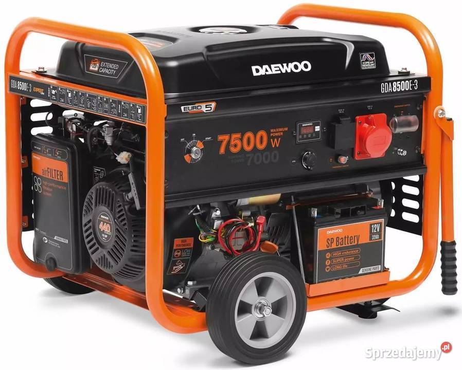 DAEWOO GDA 8500E-3 AGREGAT GENERATOR PRĄDOTWÓRCZY Z ROZRUSZ…