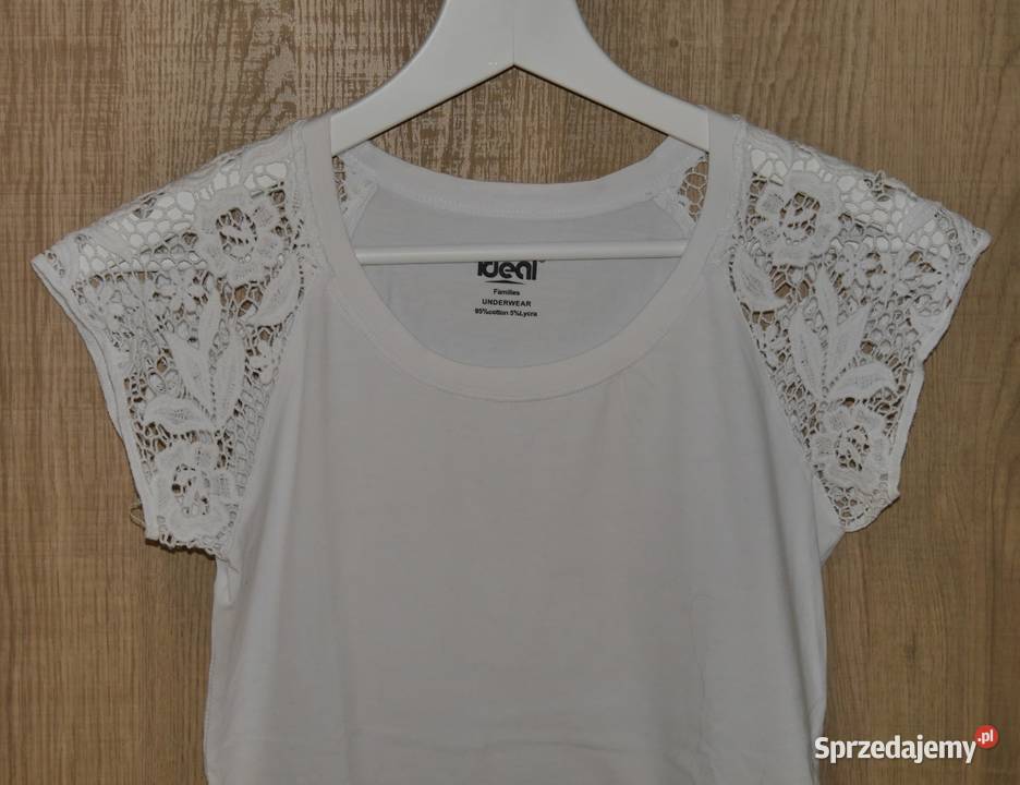 Ideal bluzeczka szydełkowe wstawki 34 XS