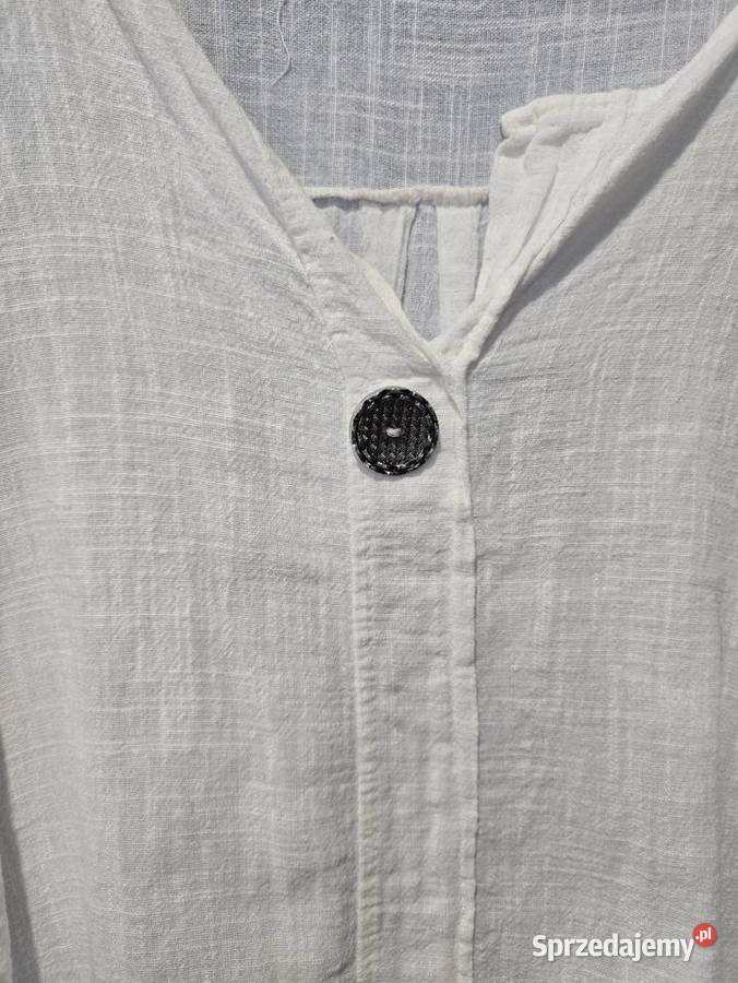 Włoska bluzka lnianobawełniana UNI do 2XL Bytom sprzedam