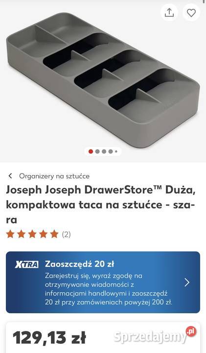 Komplet Organizer wkład do szuflady Jozeph Łódź
