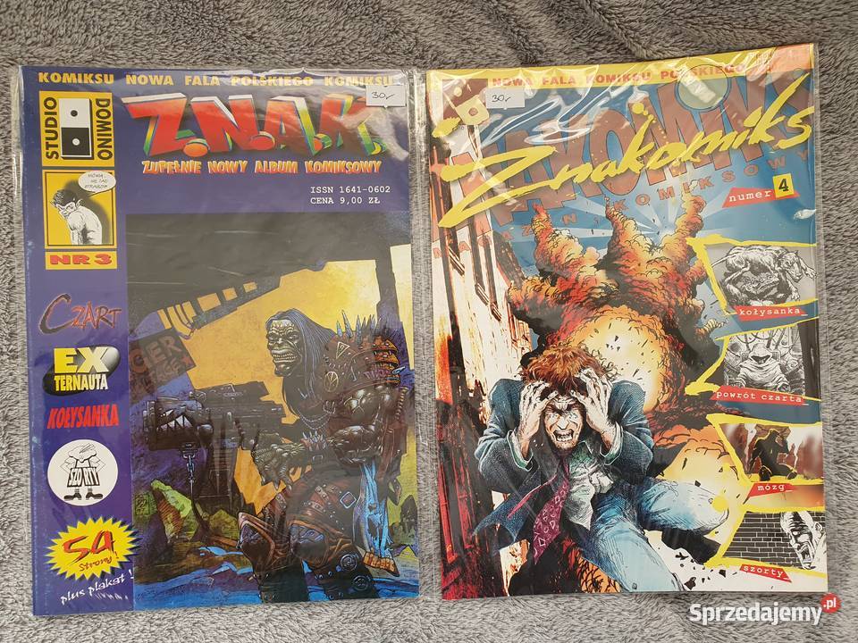 ZNAK Znakomiks magazyn komiksowy 7 numerów 2000 Gdynia