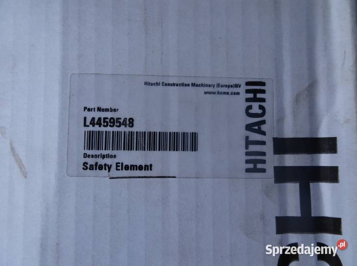 HITACHI L4459548 filtr powietrza Koparka NOWY dolnośląskie