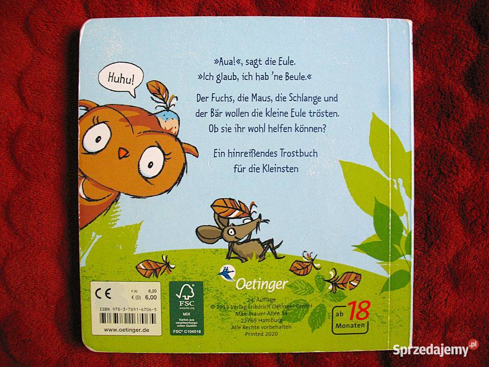 Die Eule mit der Beule Brauer książka niemiecka Siedlce