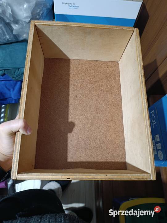 drewniana szuflada pojemnik do przechowywania Poznań