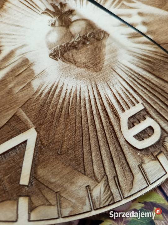 Zegar Matką Boską z grawerem prezent religijny Bełchatów sprzedam