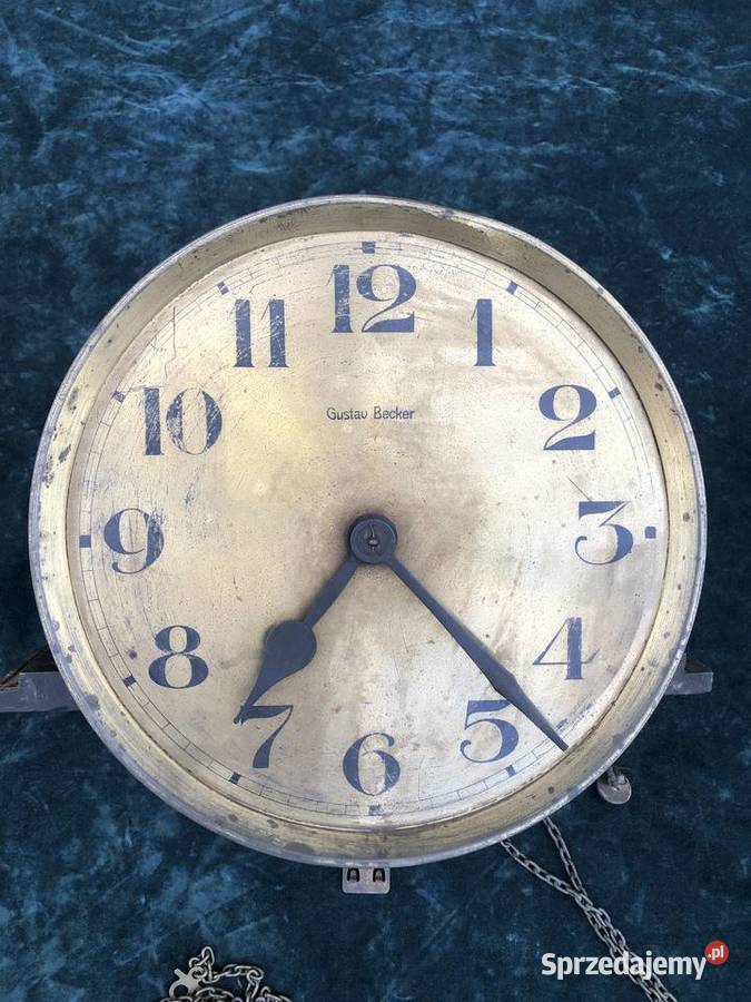 Zabytkowy zegar Becker Antyki łódzkie Łowicz