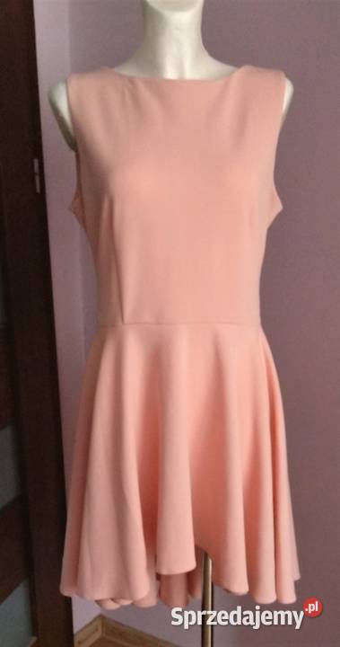 Asymetryczna elegancka sukienka Numoco LXL Krosno