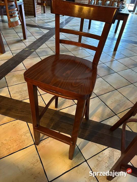 Hokery drewniane Paged 6 sztuk Olsztyn