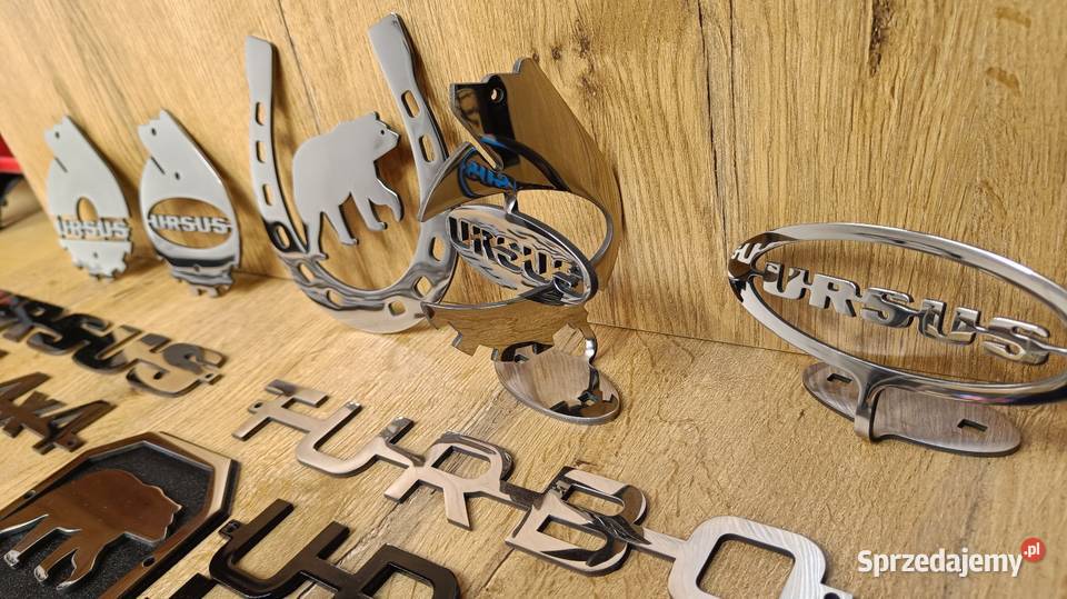 Emblematy nierdzewne Ursus C360 C330 Turbo