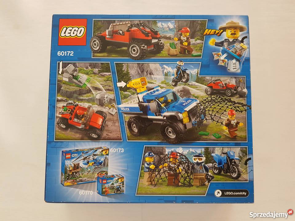 Lego City 60172 Pościg Górską Drogą Lego podlaskie Białystok sprzedam