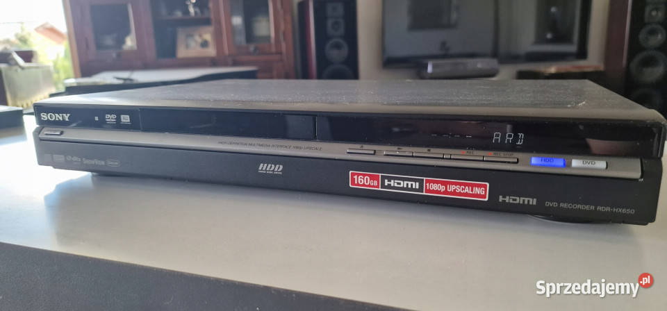 SONY CD RDR hx 650 Nagrywarka DVD HDD odtwarzacz Elektronika Międzychód