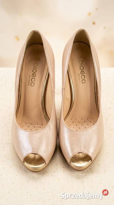 Buty na obcasie pudrowy róż r40 Kraśnik