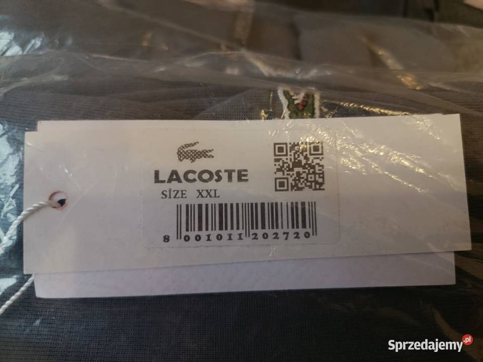 Komplet dresowy Lacoste regular fit szary