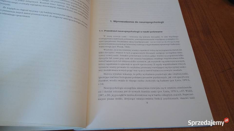 Neuropsychologia zarys problematyki Gabriela Gdańsk
