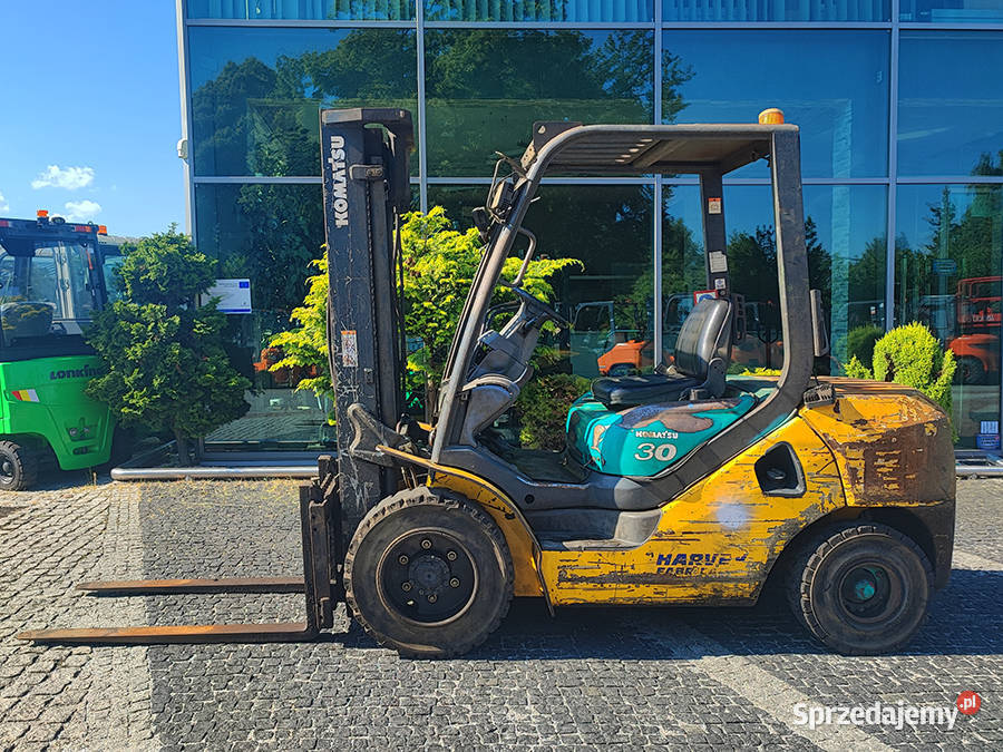 Wózek widłowy Komatsu FD30T16R 3 tony duplex 33 Wózki widłowe Kęty