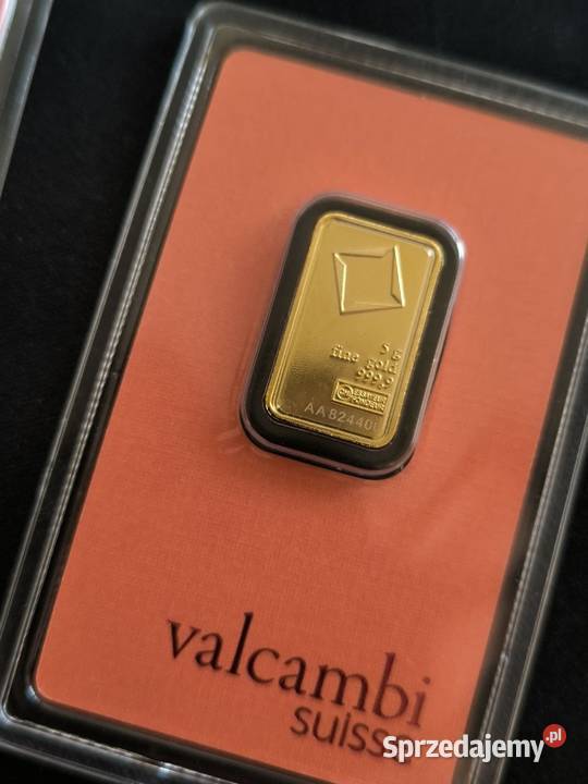 5 gram złota sztabka Valcambi Rzeszów