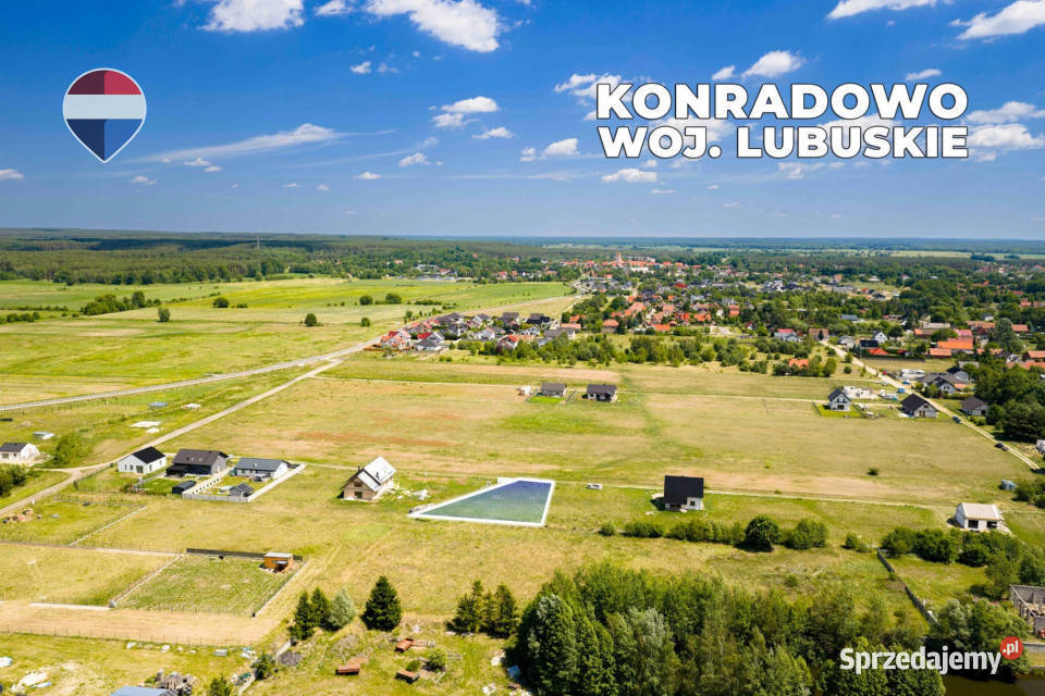 Działka budowlana z MPZP w Konradowie k Otynia Konradowo sprzedam