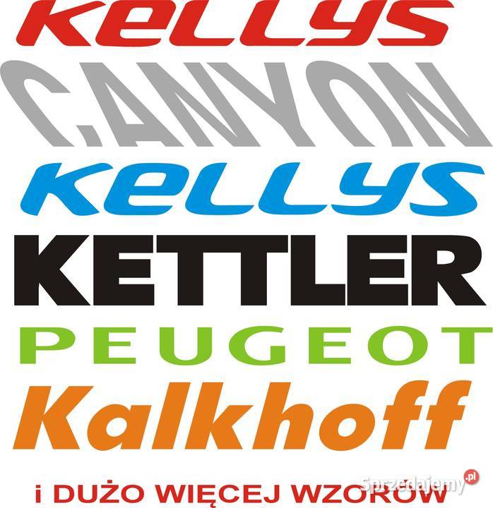 naklejki na rower TREK KROSS SCOTT GIANT małopolskie Kraków