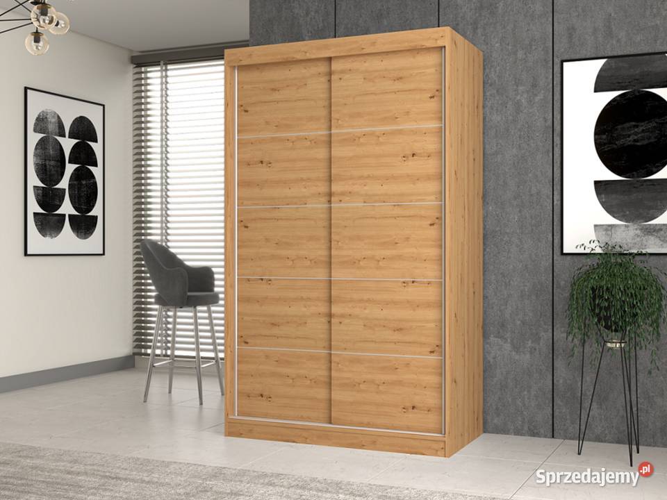 Szafa przesuwna Iga 120C Dąb Artisan Szafy i garderoby sprzedam